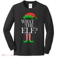 What The Elf Funny Family Matching Christmas Kids Long Sleeve Shirt thumb 0