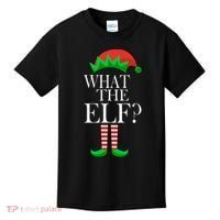What The Elf Funny Family Matching Christmas Kids T-Shirt thumb 0
