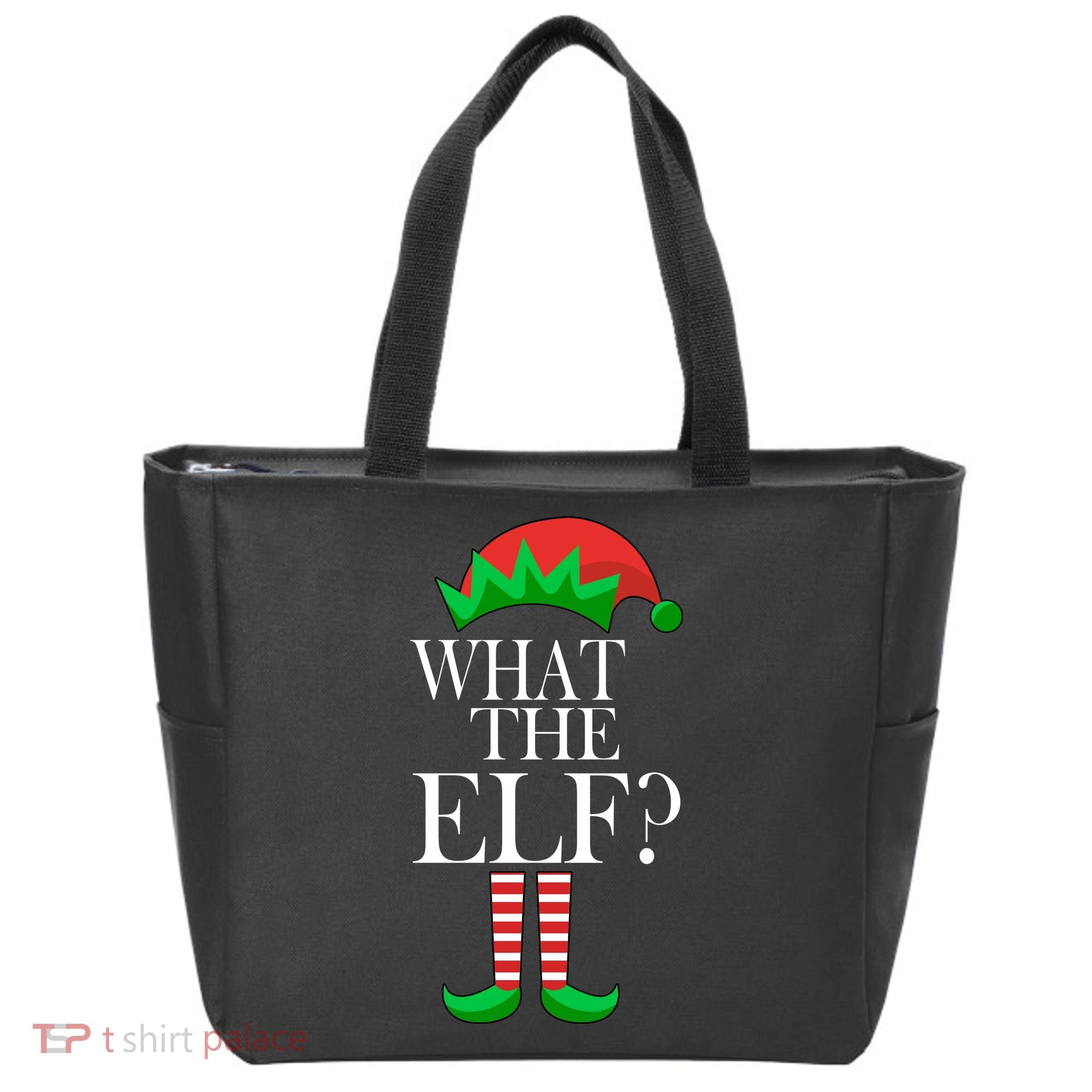 What The Elf Funny Family Matching Christmas Tote Bag