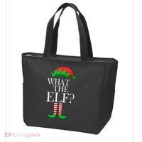 What The Elf Funny Family Matching Christmas Tote Bag thumb 3