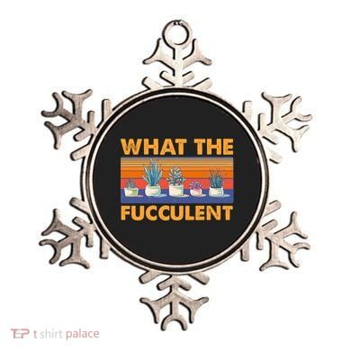 What The Fucculent Succulent Ornament