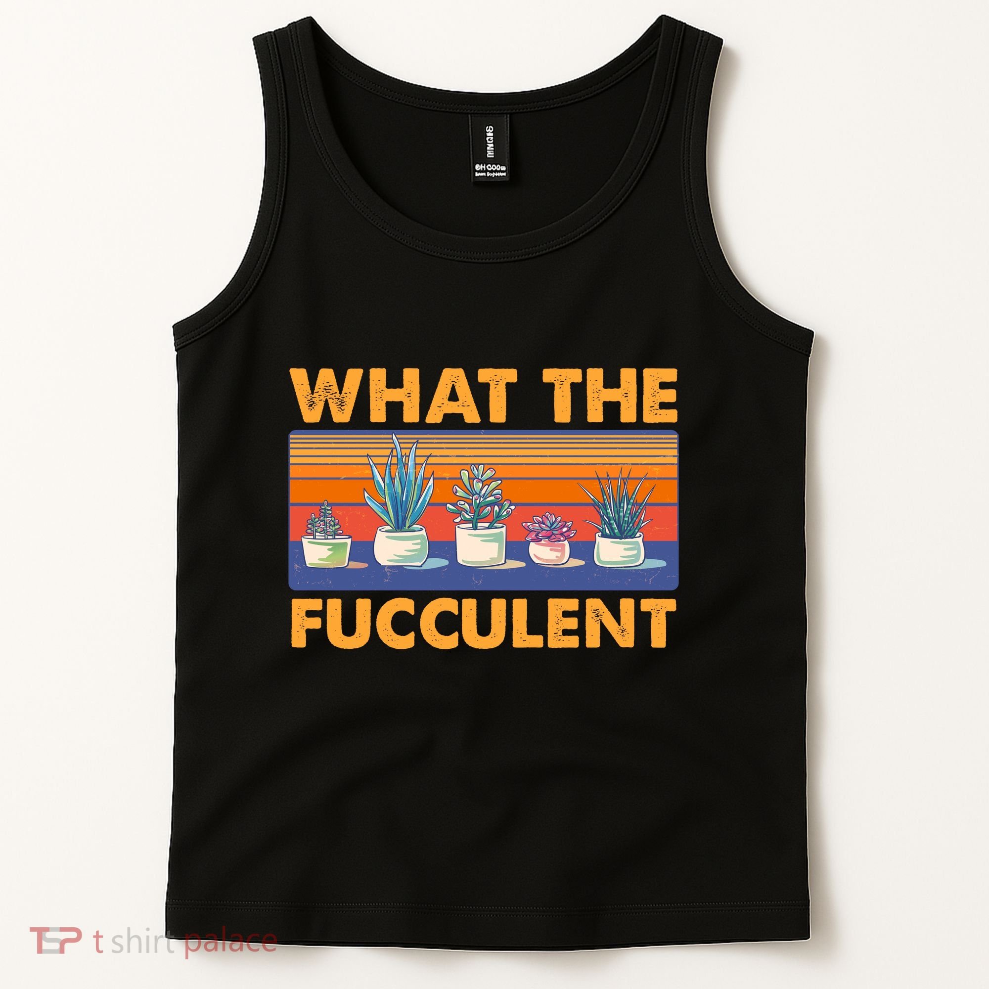 What The Fucculent Succulent Tank Top