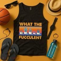 What The Fucculent Succulent Tank Top thumb 4