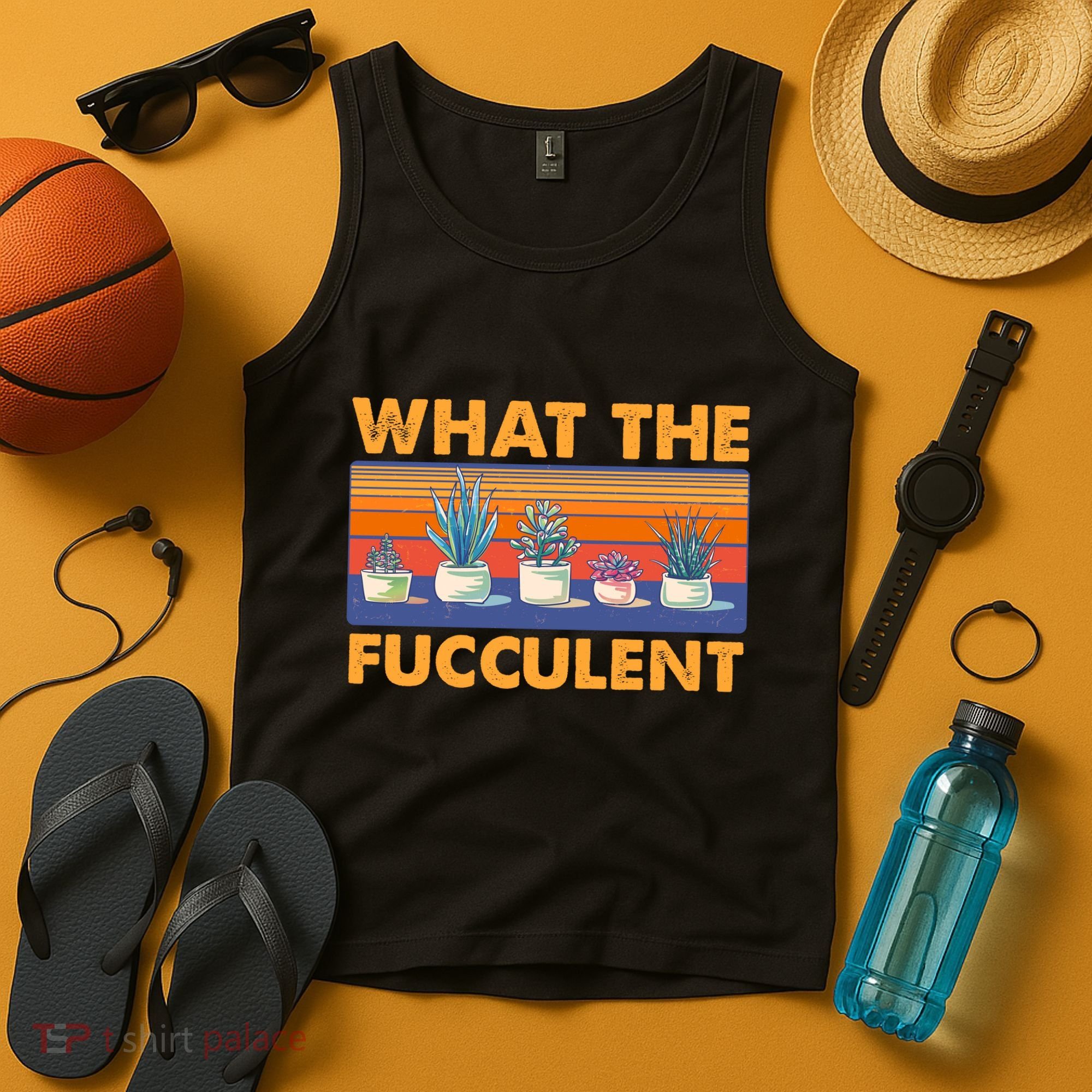 What The Fucculent Succulent Tank Top
