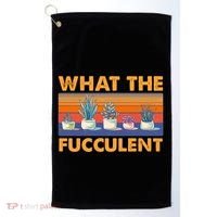 What The Fucculent Succulent Golf Towel thumb 0