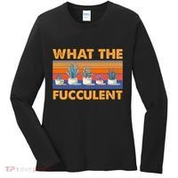 What The Fucculent Succulent Women's Long Sleeve Shirt thumb 0