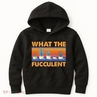 What The Fucculent Succulent Kids Hoodie thumb 0
