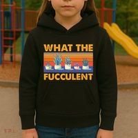 What The Fucculent Succulent Kids Hoodie thumb 3