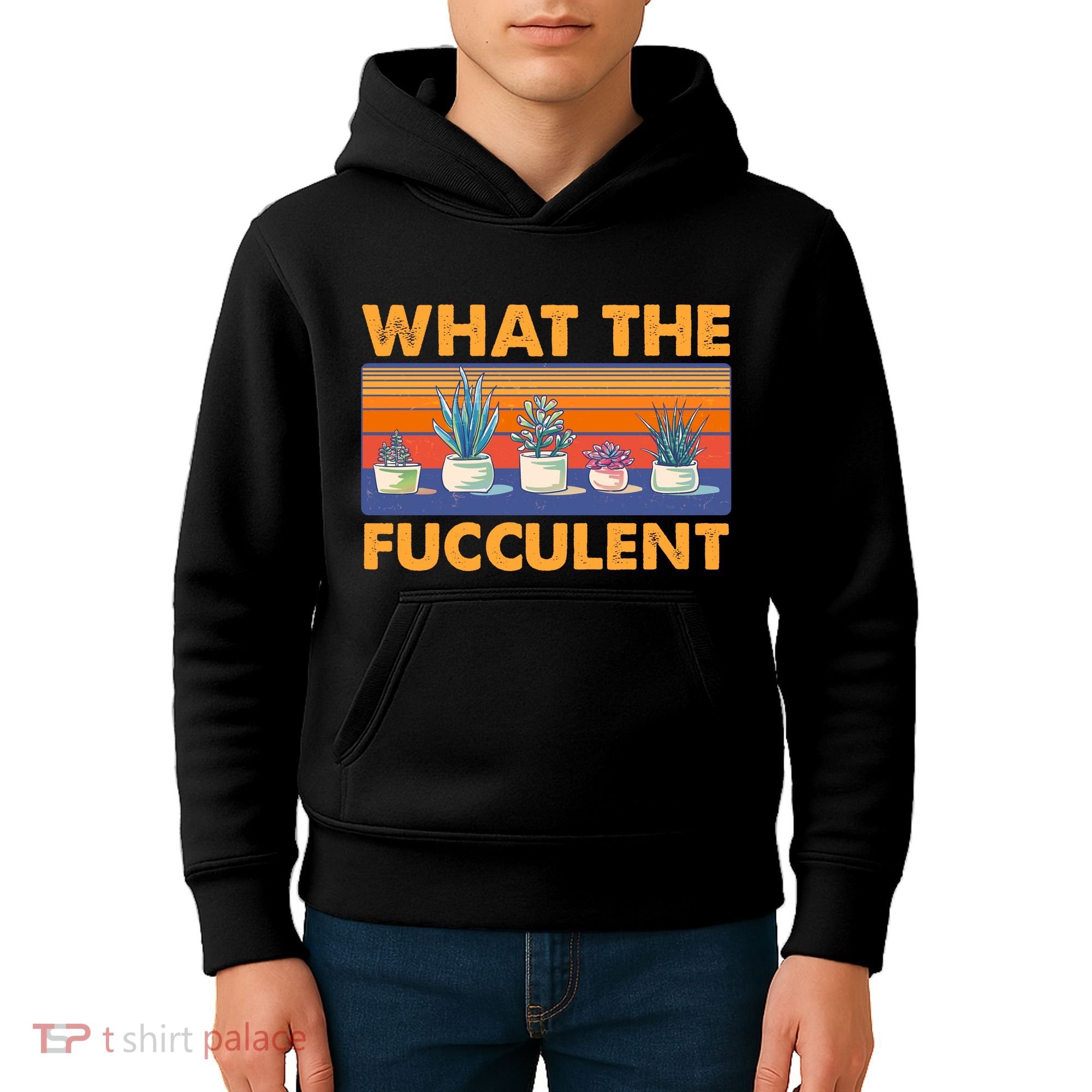 What The Fucculent Succulent Kids Hoodie