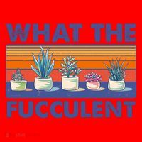 What The Fucculent Succulent Santa Hat thumb 1