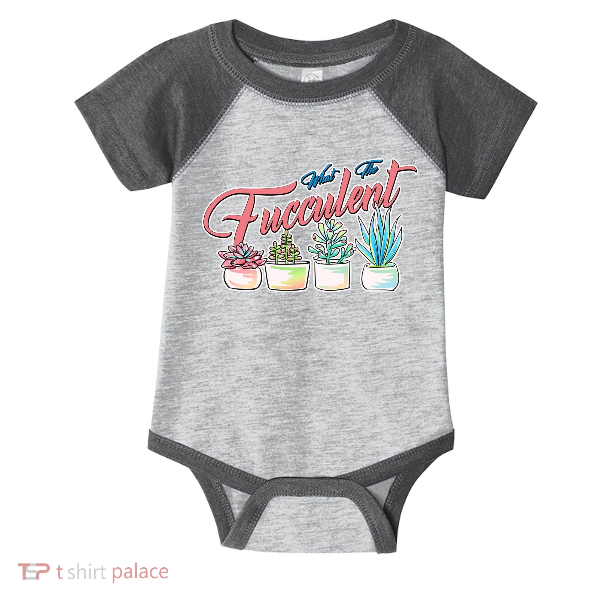 What the Fucculent Succulent Fanatic Plant Collector Infant Baby Jersey Bodysuit