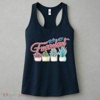 What the Fucculent Succulent Fanatic Plant Collector Women's Tank Top thumb 3