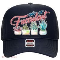 What the Fucculent Succulent Fanatic Plant Collector Hat thumb 0