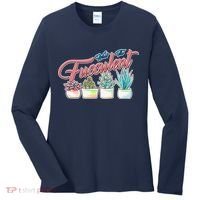 What the Fucculent Succulent Fanatic Plant Collector Women's Long Sleeve Shirt thumb 0