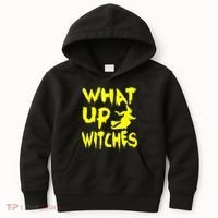 What Up Witches Kids Hoodie thumb 0