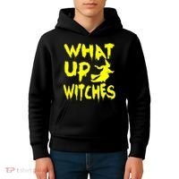 What Up Witches Kids Hoodie thumb 4