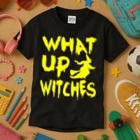 What Up Witches Kids T-Shirt thumb 3