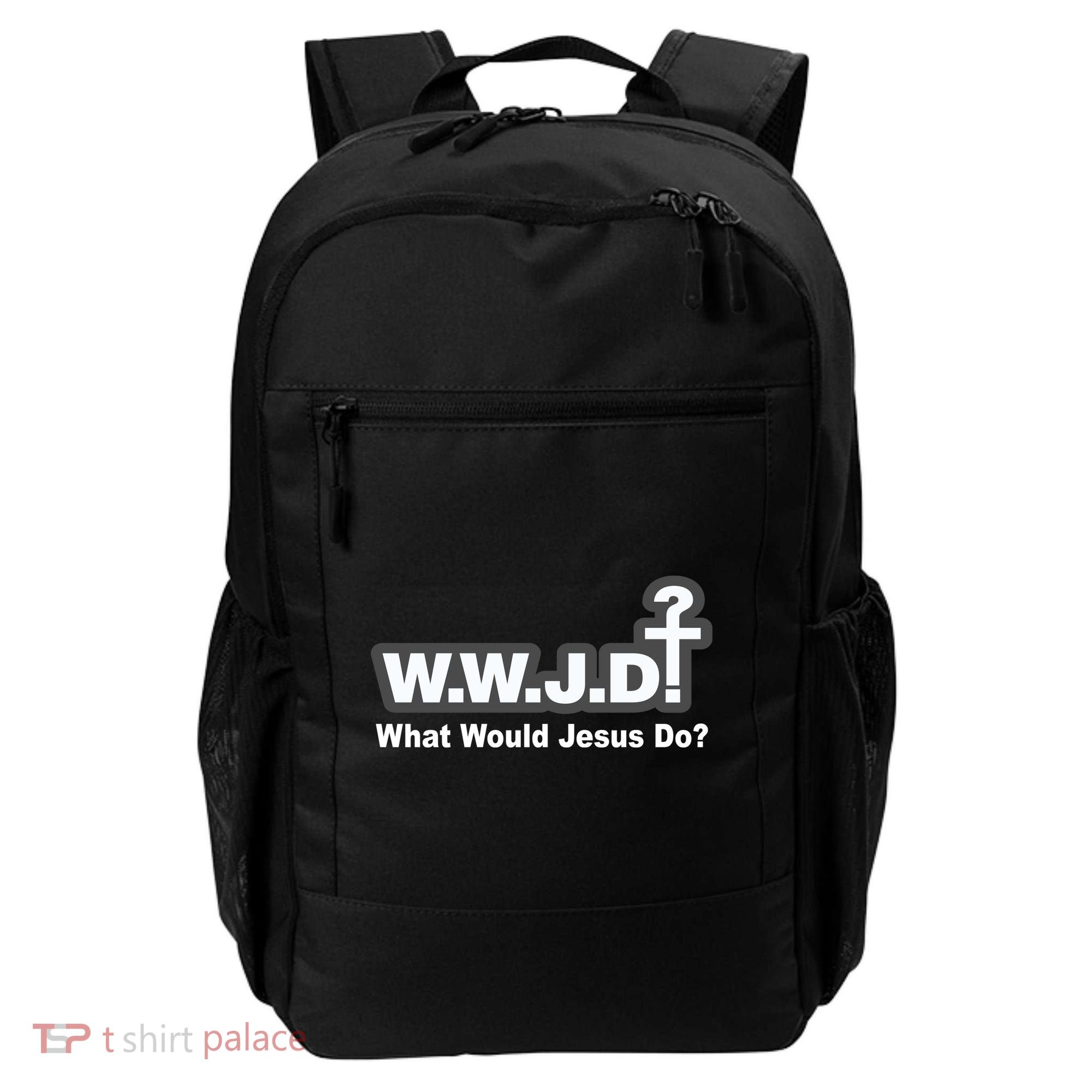 What Would Jesus Do WWJD? Backpack