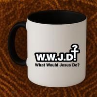 What Would Jesus Do WWJD? Coffee Mug thumb 2