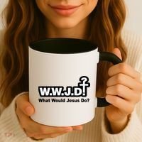 What Would Jesus Do WWJD? Coffee Mug thumb 3