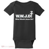 What Would Jesus Do WWJD? Baby Bodysuit thumb 0