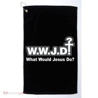 What Would Jesus Do WWJD? Golf Towel