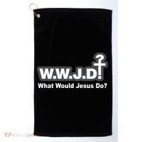 What Would Jesus Do WWJD? Golf Towel thumb 0