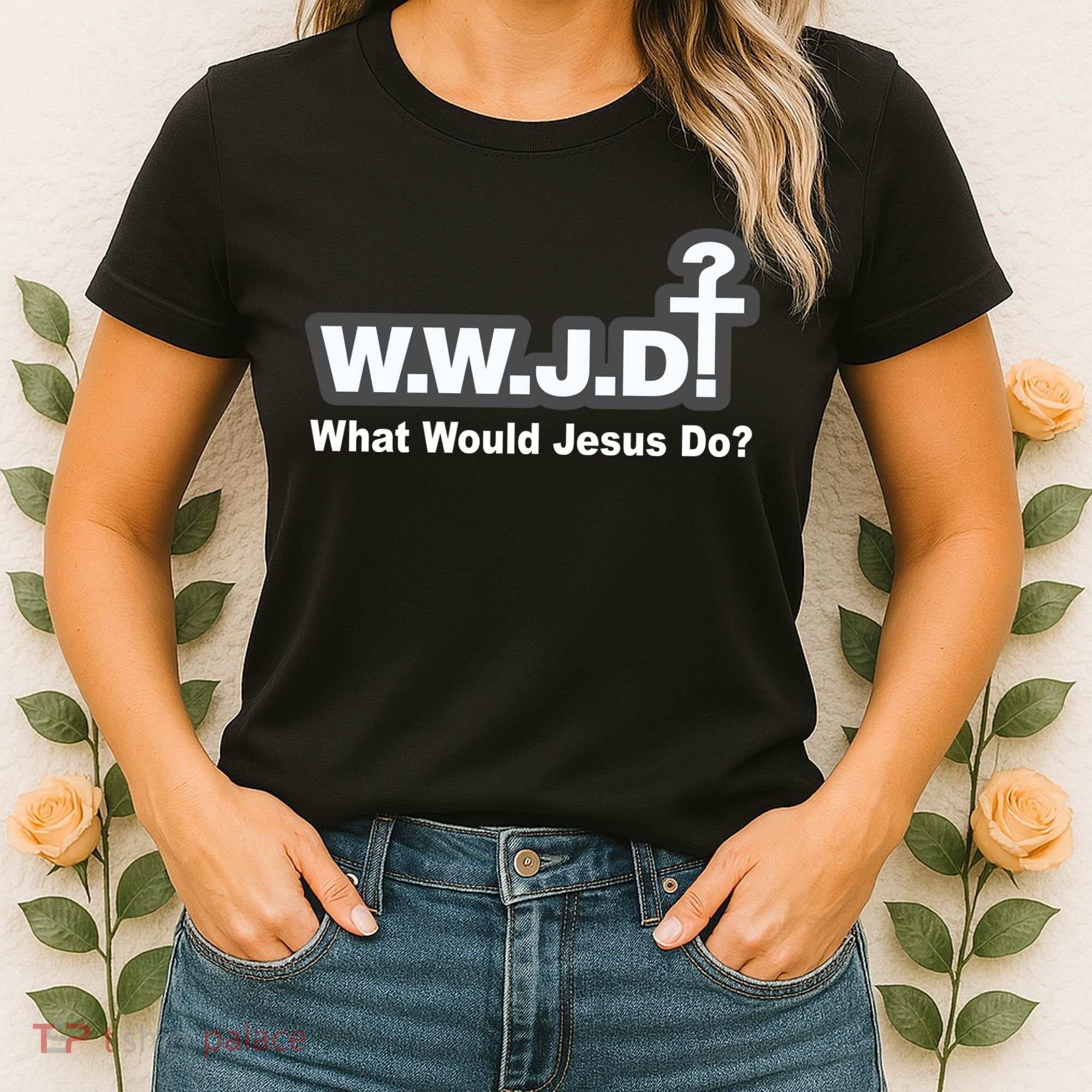 What Would Jesus Do WWJD? Women's T-Shirt