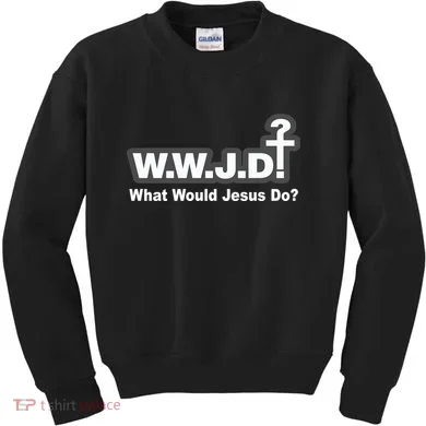 What Would Jesus Do WWJD? Kids Sweatshirt