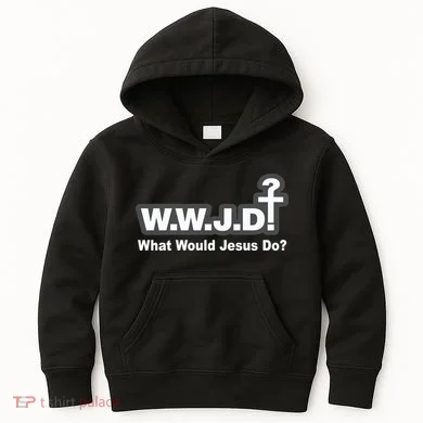 What Would Jesus Do WWJD? Kids Hoodie