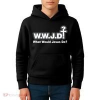What Would Jesus Do WWJD? Kids Hoodie thumb 4