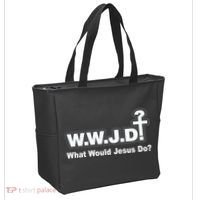 What Would Jesus Do WWJD? Tote Bag thumb 2