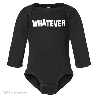 Whatever Baby Long Sleeve Bodysuit