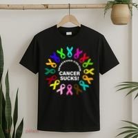 Whatever Color Cancer Sucks! T-Shirt thumb 2