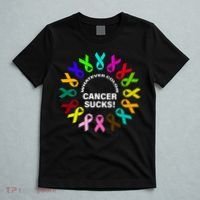 Whatever Color Cancer Sucks! T-Shirt thumb 5