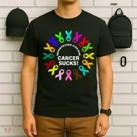 Whatever Color Cancer Sucks! T-Shirt thumb 6