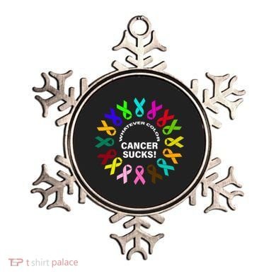 Whatever Color Cancer Sucks! Ornament