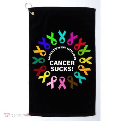 Whatever Color Cancer Sucks! Golf Towel