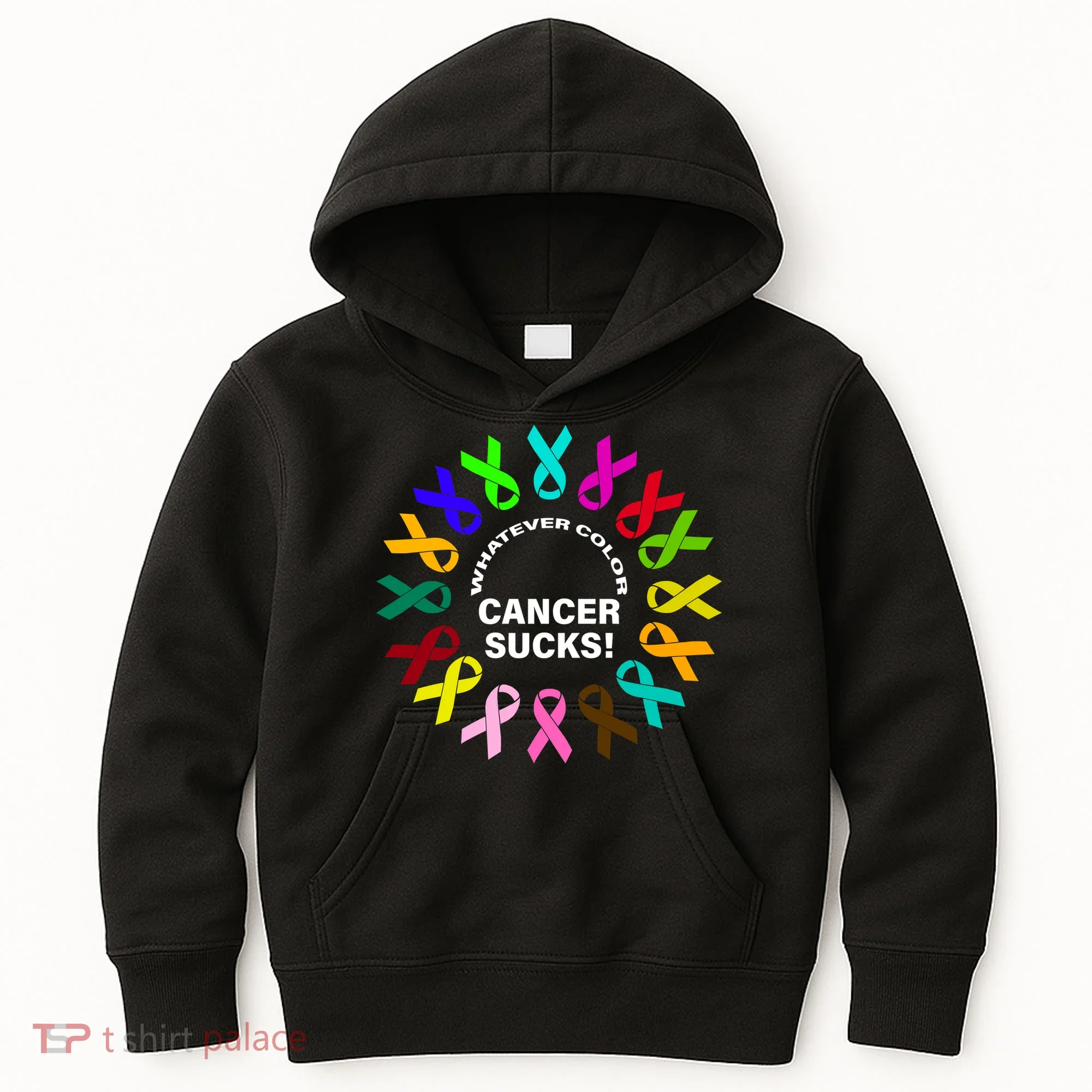 Whatever Color Cancer Sucks! Kids Hoodie