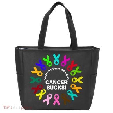Whatever Color Cancer Sucks! Tote Bag