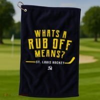 What's a Rub Off Means? Golf Towel thumb 1
