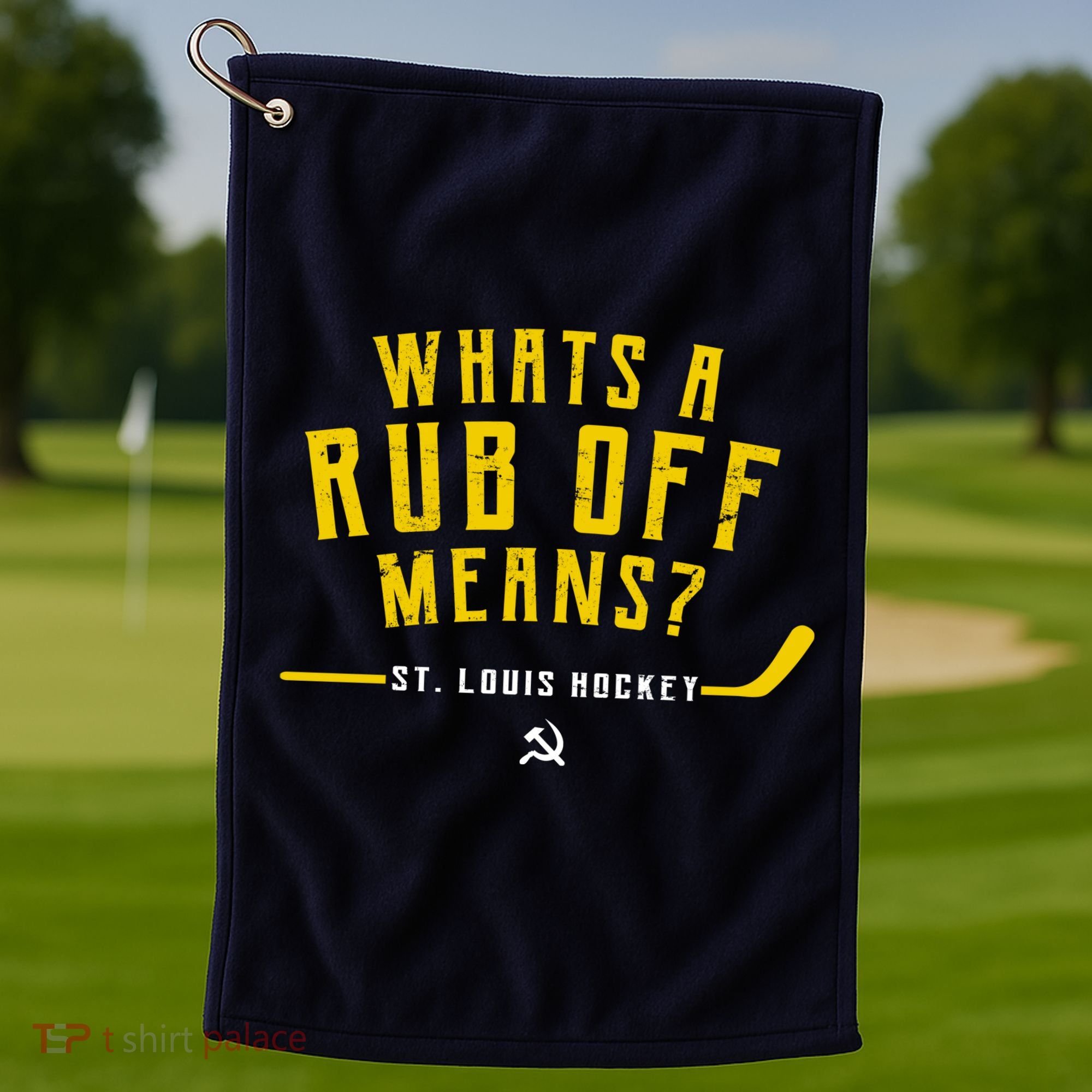 What's a Rub Off Means? Golf Towel