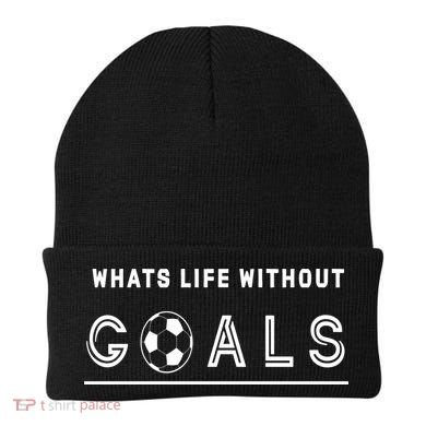What's Life Without Goals Soccer Beanie