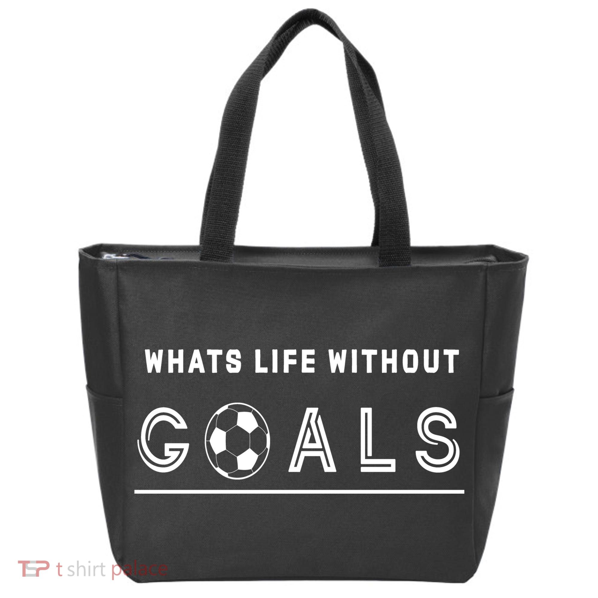 What's Life Without Goals Soccer Tote Bag