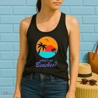 What's Up Beaches? Women's Tank Top thumb 2