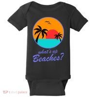 What's Up Beaches? Baby Bodysuit thumb 0
