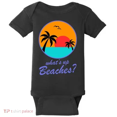What's Up Beaches? Baby Bodysuit