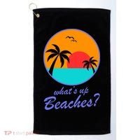 What's Up Beaches? Golf Towel thumb 0