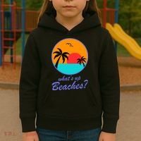 What's Up Beaches? Kids Hoodie thumb 3