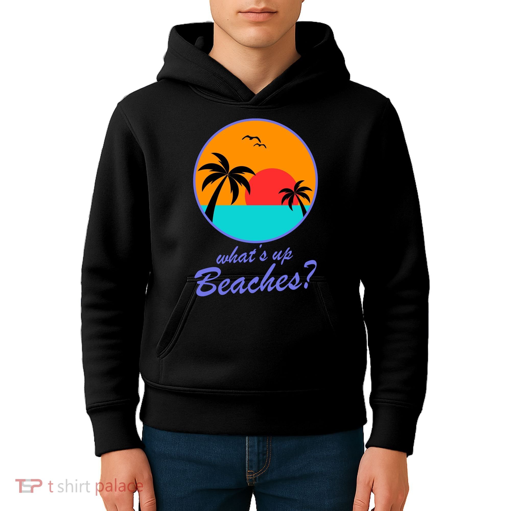 What's Up Beaches? Kids Hoodie